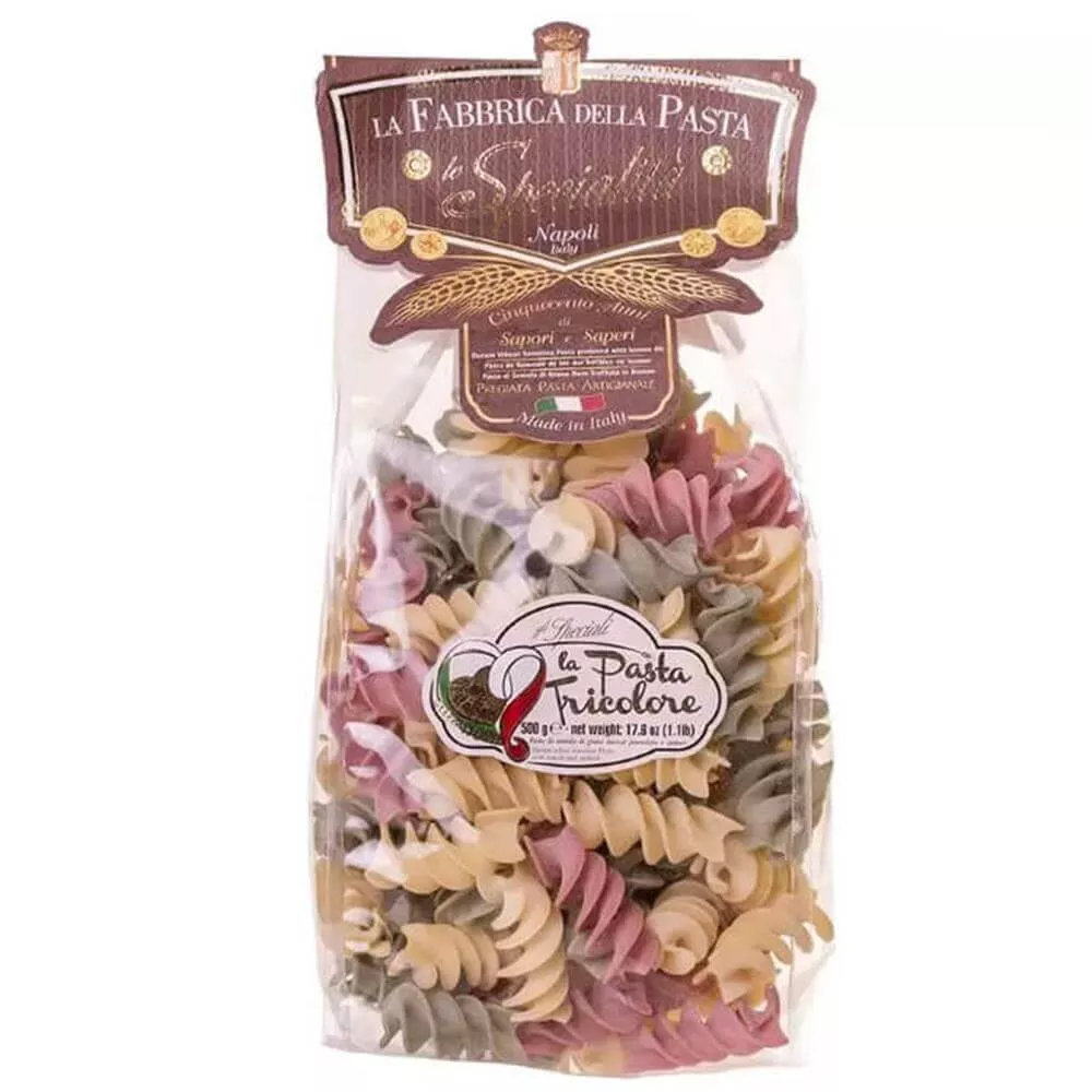 Pasta Di Gragnano Fusilloni Tricolori 500g